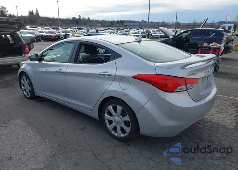 2013 Hyundai Elantra Limited from USA, damaged, VIN KMHDH4AE1DU846241